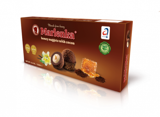 Kakaové medové kuličky MARLENKA® 235 g