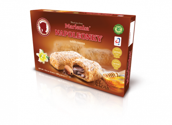 Napoleonky Marlenka® - kakaové 300g (6ks)