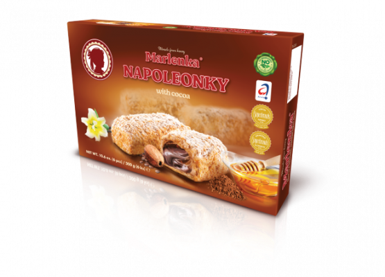 Napoleonky Marlenka® - kakaové 300g (6ks)